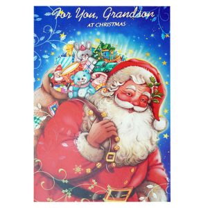 Santa Claus with Toy Sack - Grandson