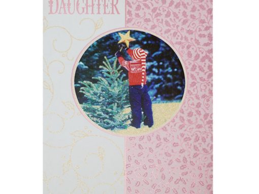 Christmas Tree Star and Pink Pattern