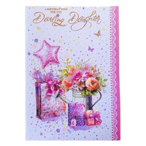 PC DA FLOWER VASE GIFT BAG WITH STAR BALLOONS