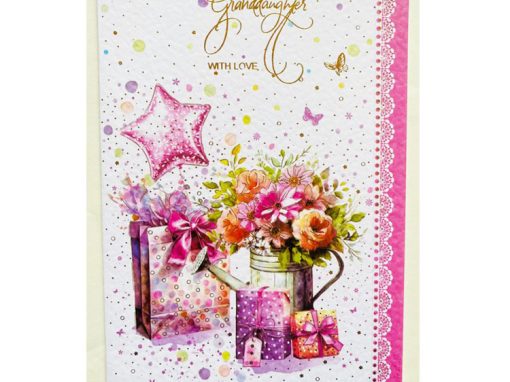 PC GD FLOWER VASE – GIFT BAG- STAR BALLOONS