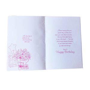 GE - FLOWER VASE GIFT BAG WITH STAR BALLOONS