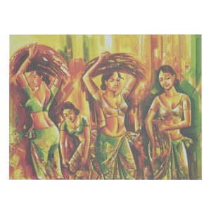 05 CAB BL - Traditional Women Harvesting in Golden Fields