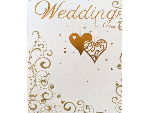 Gold Hearts and Filigree Scrollwork