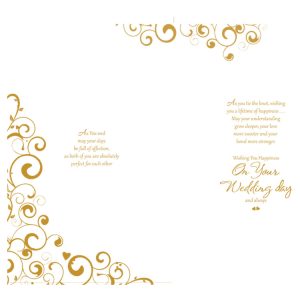 Gold Hearts and Filigree Scrollwork