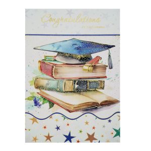 13 BD GR - Academic Cap and Books