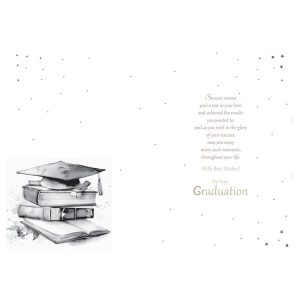 13 BD GR - Academic Cap and Books