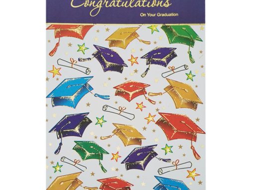 15 AE GR – Multi-Colored Mortarboards and Diplomas
