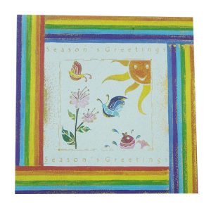 31 CAC SG A natural scenery in a multi-colored frame RS 40