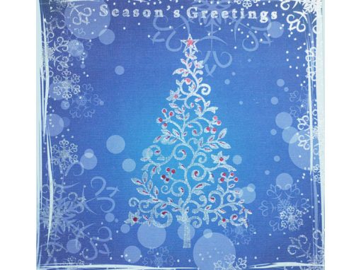 40 CAD SG Christmas Tree Design, Snowflakes and Bubbles RS 60